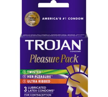 TROJAN Pleasure Pack, 3 Count