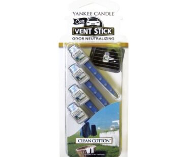 Yankee Candle Car Vent Stick, Clean Cotton