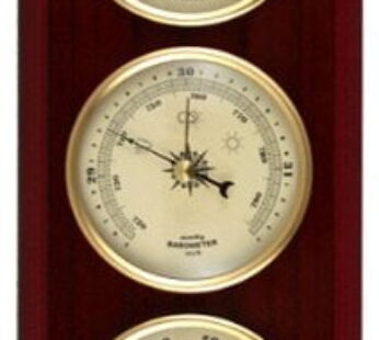 Ambient Weather YG315 Cherry Finish Dial Traditional Weather Station