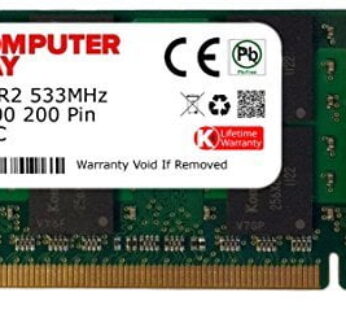 Komputerbay 2GB DDR2 533MHz PC2-4200 PC2-4300 DDR2 533 (200 PIN) SODIMM Laptop Memory