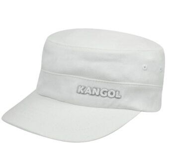 Kangol Cotton Twill Army Cap – White/XXL White, XX-Large