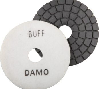 DAMO 4″ Black Diamond Buff Pad for Granite Polishing & Glazing/Final Buffing Pads