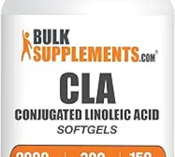 BulkSupplements.com Conjugated Linoleic Acid Softgels – CLA Supplements, CLA 2000mg, CLA Safflower Capsules, CLA Pills – 2 CLA Softgels per Serving, 150-Day Supply, 300 Softgels