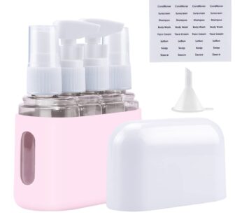 MAGORUI Travel Bottles Set for Toiletries, TSA Approved 4 in 1 Leak Proof Travel Container