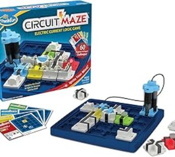 Thinkfun Circuit Maze – Electric Current Challenge Logic Brain Games and STEM Toys for Kids Age 8 Years Up