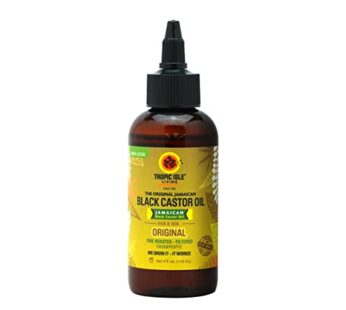 Tropic Isle Living Jamaican Black Castor Oil, 4oz – Pet Bottle | Rich in Vitamin E, Omega Fatty Acids & Minerals | For Hair Growth Oil, Skin Conditioning, Eyebrows & Eyelashes