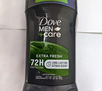 Dove Men + Care 48 Hour Antiperspirant Stick, Extra Fresh, 2.7 Ounces, Pack of 6