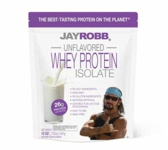 Jay Robb Whey Protein (Unflavored, 12 oz)