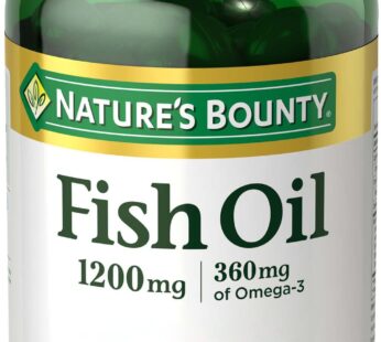 Nature’s Bounty Fish Oil 1200 mg, 120 Count