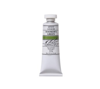 M. Graham 1/2-Ounce Tube Gouache Paint, Hooker’s Green