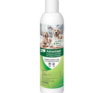 Advantage Dog Flea & Tick Shampoo for Puppies & Adult Dogs | Kills Fleas & Ticks | 8 oz.