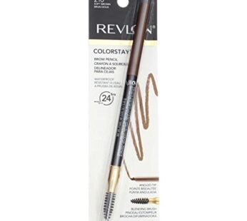 Revlon Colorstay Brow Pencil, 210 Soft Brown (Pack of 2)