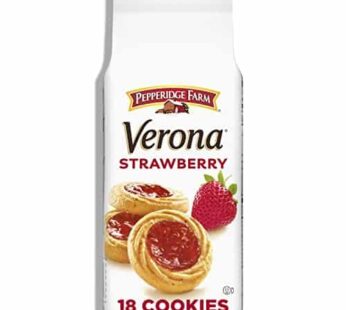 Pepperidge Farm Verona Strawberry Thumbprint Cookies, 6.75 OZ Bag (18 Cookies)