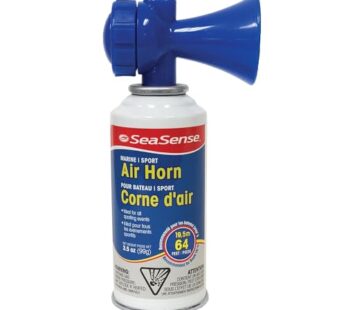 SeaSense Air Horn ? Large Size (3.5 oz), 118 dB ? Loud 1 Mile Range, Meets EPA & USCG Standards ? Great for Boat & Marine Safety, Ideal for Sporting Events Such as Football & Soccer