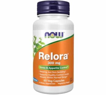 NOW Supplements, Relora 300 mg (a Blend of Plant Extracts from Magnolia officinalis and Phellodendron amurense), 60 Veg Capsules