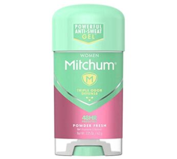 Mitchum for Women Power Gel Anti-Perspirant Deodorant Powder Fresh, 2.25 Ounce (Pack of 2)