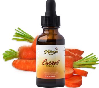 Allurials Carrot Seed Oil ? 100% Pure & Organic, Unrefined, Cold Pressed, All Natural, aceite de zanahoria – Daucus Carota- Essential Carrot Moisturizer for Skin, Face and Hair Growth (1 Oz)