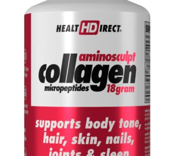 Health Direct AminoSculpt Sugar-Free Collagen Supplement – High Potency Medical-Grade Protein for Hair, Skin, Nails & Joints, Grass-Fed, Non-GMO, Liquid Collagen – Smooth Mango – 15 Fl Oz