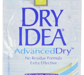 Dry Idea Advanced – Clear Gel Anti-Perspirant & Deodorant, Powder Fresh, 3-Ounce Tube (Pack of 6)