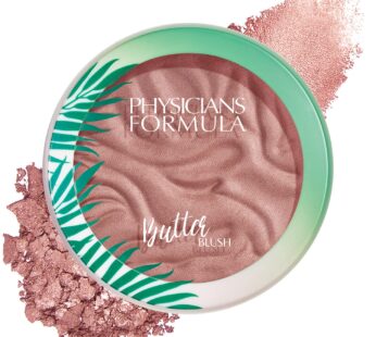 Physicians Formula Murumuru Butter Face Blush Makeup Powder, Plum Rose, 0.26 Ounce